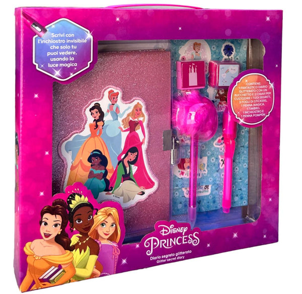 Diario con penna + penna magica Principesse Disney